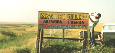 The original sign