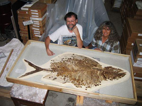Chuck Bonner and Barbara Shelton with Bananogmius