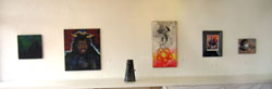 The rest of the pieces on the wall